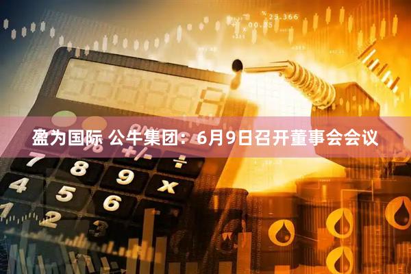 盈为国际 公牛集团：6月9日召开董事会会议